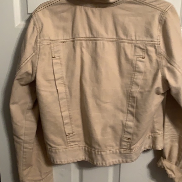 Awesome free people tan jean jacket - Picture 6 of 6